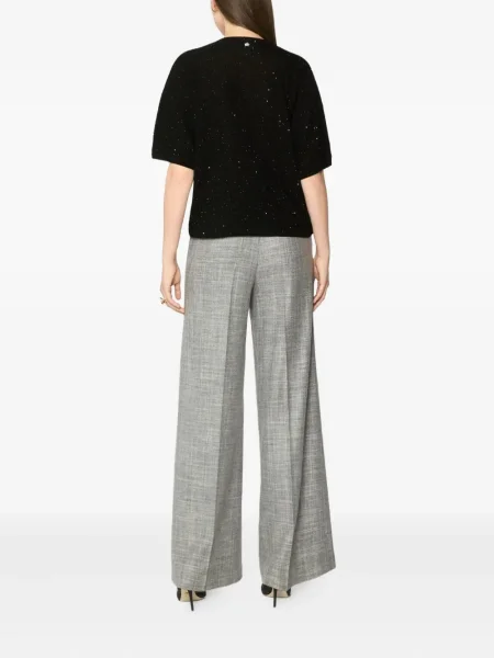 Top Genny scurt negru