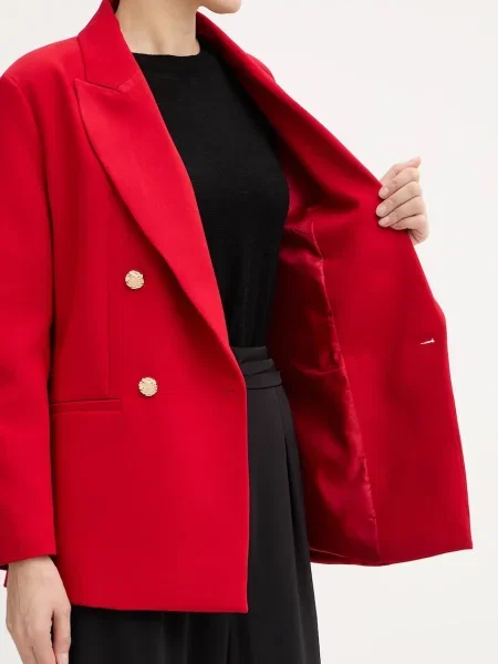 Піджак Morgan двобортний однотонний VRED.F червоний