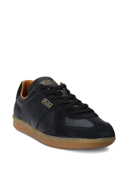 Ochelari de soare Polo Ralph Lauren din piele de căprioară cu imagine de costum albastru