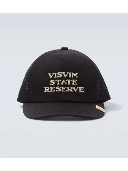 Șapcă Visvim cu autograf negru