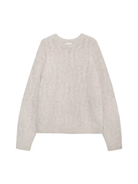 Dzianinowy sweter Anine Bing szary