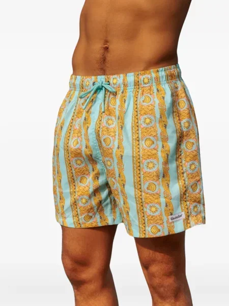 Slip de baie Boardies cu imagine albastru
