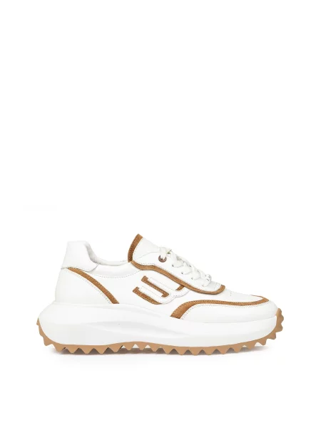 Шкіряні Кросівки Alex Bell білий