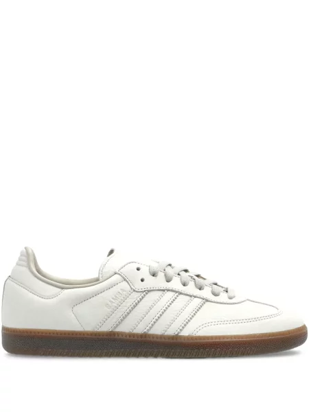 Șosete Adidas din piele alb