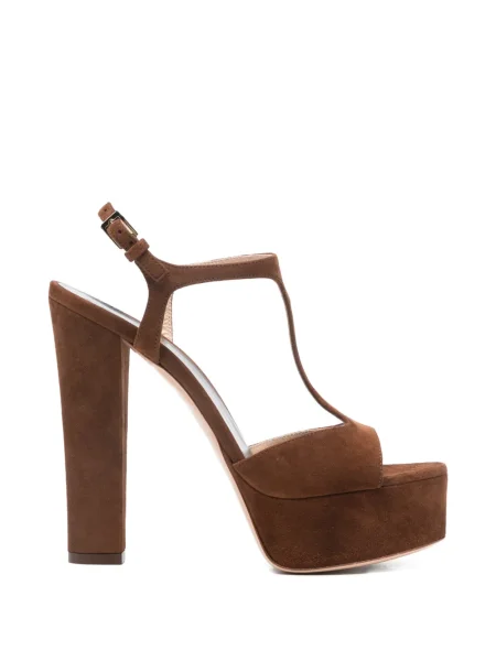 Sandale Tom Ford cu platformă maro