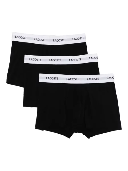 Șosete Lacoste stretch cu autograf negru