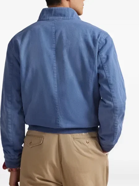Șapcă Polo Ralph Lauren cu broderie din țesătură twill în carouri albastru