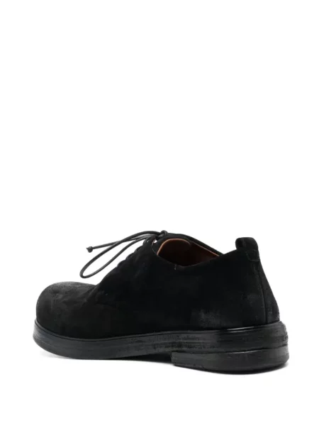 Pantofi derby Marsell din piele de căprioară negru