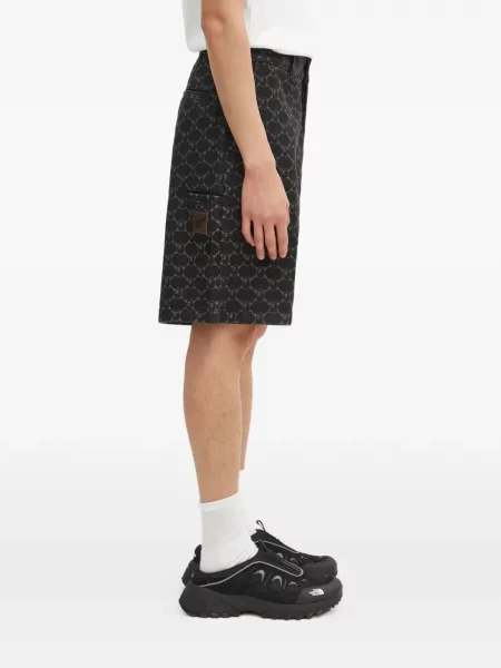 Pantaloni scurți din denim A Bathing Ape® negru