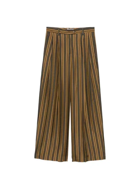 Pantaloni Alberto Biani cu dungi maro