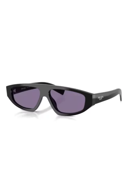 Ochelari de soare Prada Eyewear cu imprimeu geometric negru