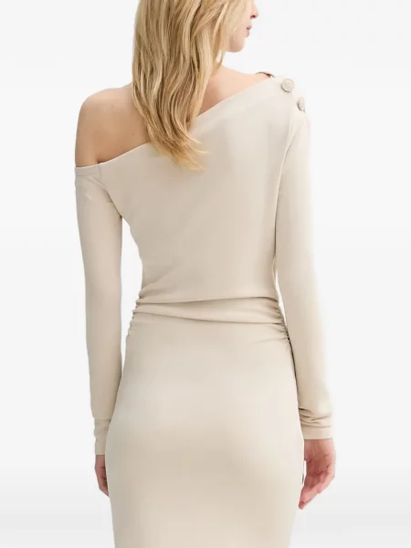 Rochie mini Guess drapată cu umerii deschiși