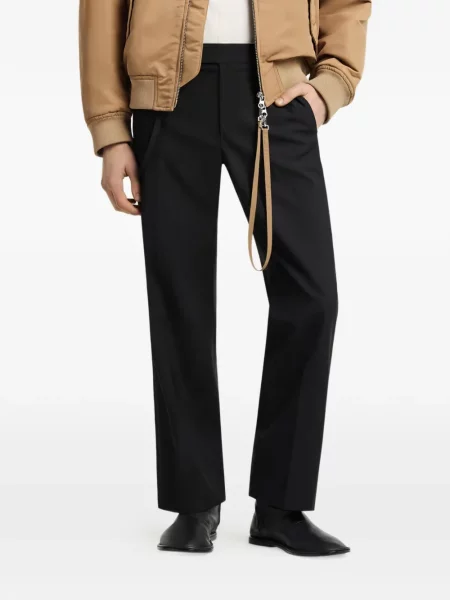 Pantaloni Courreges cu autograf negru