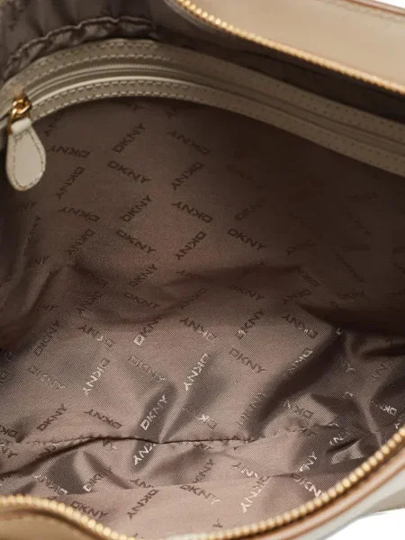 Geanta de piele Dkny din piele alb