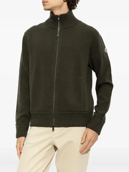 Cardigan Moncler cu autograf verde