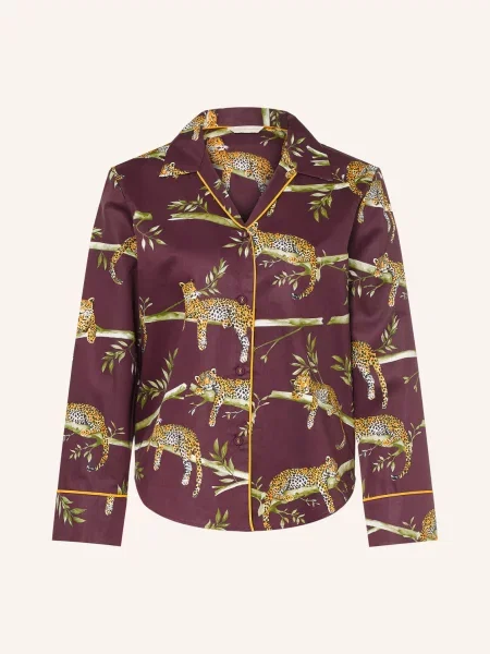 Cyberjammies Spací Tričko tmavě fialová / tmavě / zelená žlutá