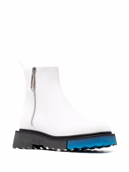 Cizme scurte Off-white alb