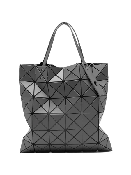 Geantă de mână Bao Bao Issey Miyake cu imprimeu geometric gri