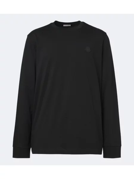 Tricou Moncler din jerseu negru