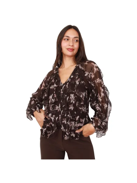 Bluză La Modeuse maro