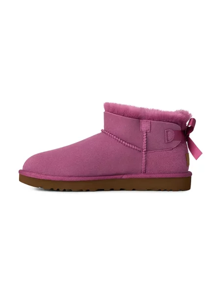 Замшевые сапоги Ugg с бантом