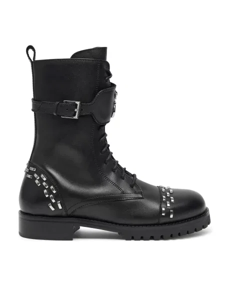 Pohodni čevlji Patrizia Pepe črna