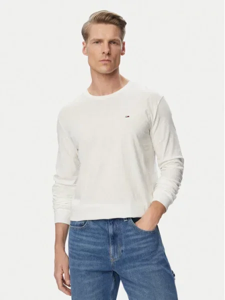 Tommy Jeans Majica bež bela