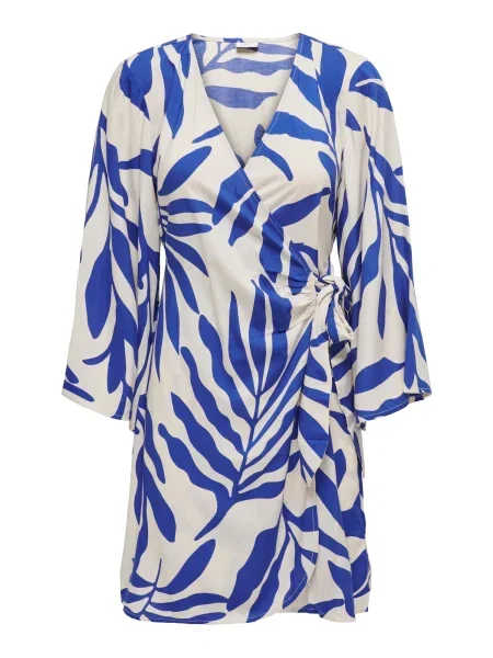 JDY Rochie Sezen crem / închis albastru