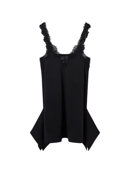 Rochie mini Stella Mccartney din dantelă negru