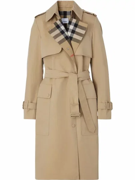 Trencz Burberry brązowy