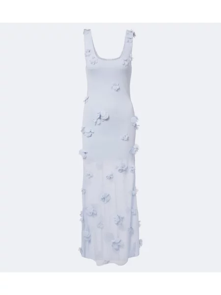 Rochie Simkhai cu model floral albastru