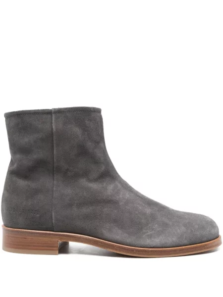 Botine Common Projects din piele de căprioară gri