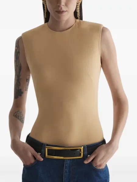 Body Mugler fără mâneci
