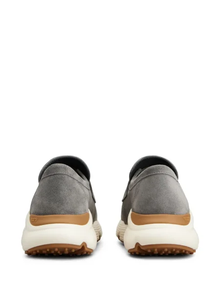 Sneakerși Tod's din piele de căprioară gri