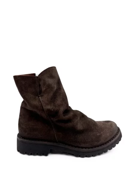 Botine Fiorentini + Baker din piele de căprioară chunky maro