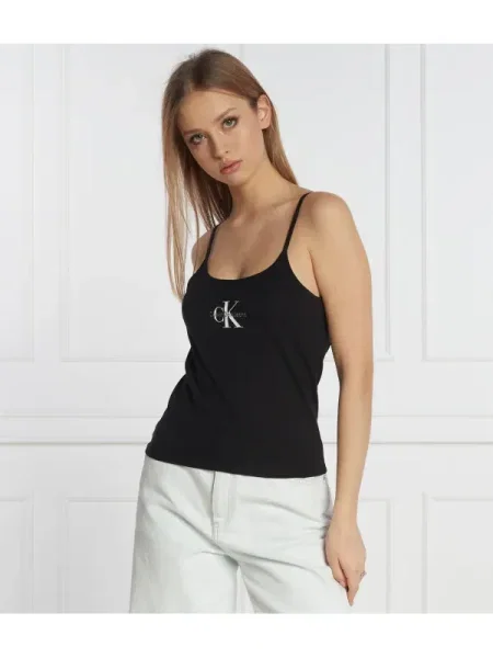Denim ruha Calvin Klein Jeans fekete