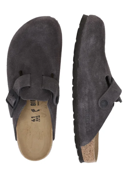 Zamatové tenisky Birkenstock sivá