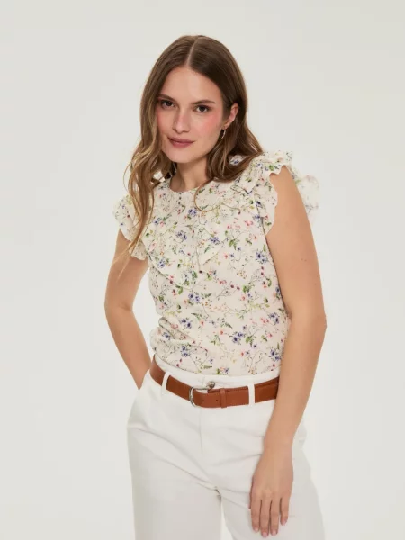 Tricou Marisse alb