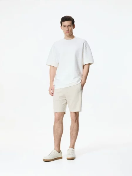 Pantaloni scurți sport Reserved bej