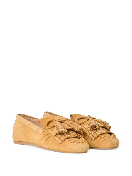 Pantofi loafer Stuart Weitzman galben