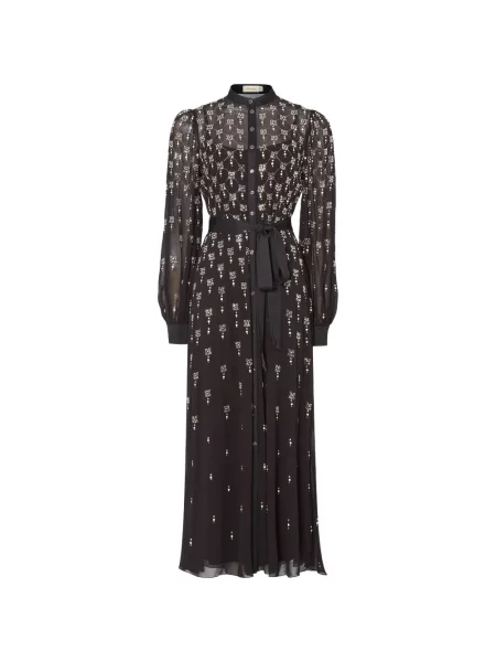 Maxi rochie maxi Temperley London negru