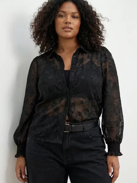 Trendyol Curve Bluză negru