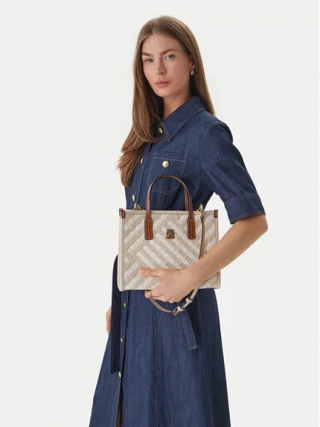 Tommy Hilfiger Torbica Th City Mini Tote bež