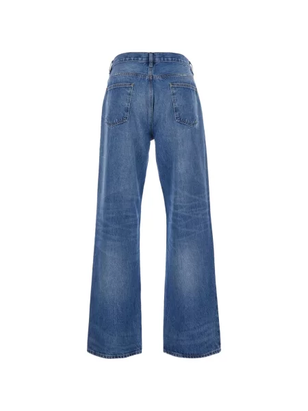 Széles szárú farmer Frame kék