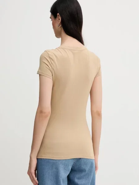 Футболка Armani Exchange бежевая