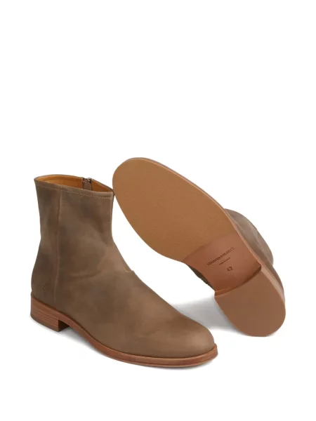 Botine Common Projects din piele de căprioară maro