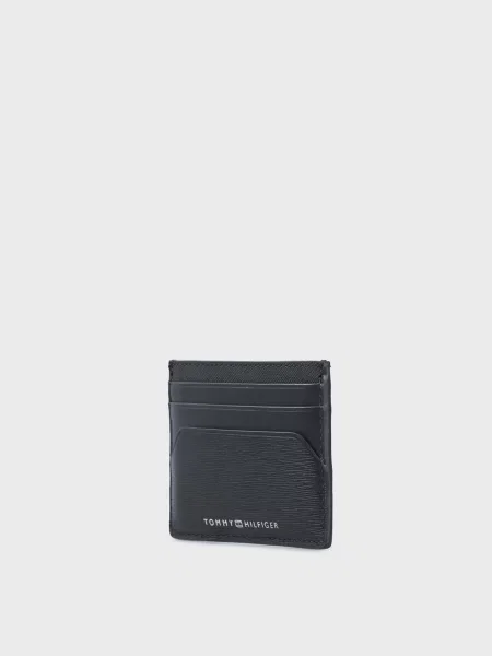 Кожаный кошелек Tommy Hilfiger черный