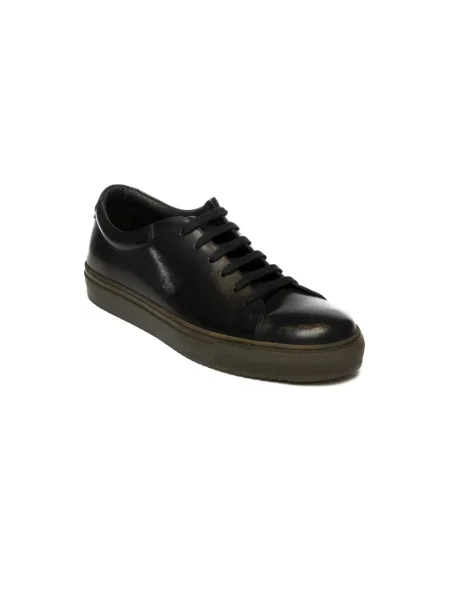 Sneakersy Jerold Wilton skórzane czarne