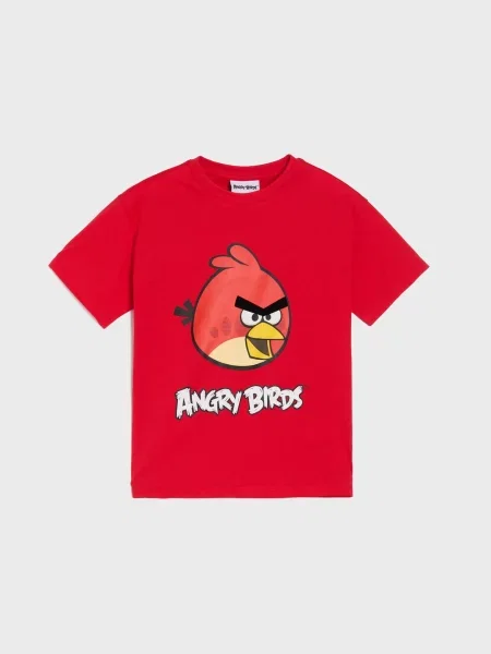 Sinsay Tričko Angry Birds červená