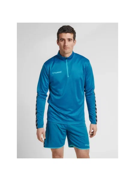 Bluza Hummel demi-zip hmlAUTHENTIC biała